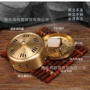 Thickened copper moxibustion box portable moxibustion Warm moxibustion device moxibustion device moxibustion container moxibustion box copper Warm moxibustion jar without moxibustion clothing