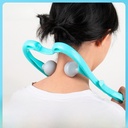 Cervical vertebra massager manual kneading fitness handheld mini clip neck cervical vertebra massager neck massager for the elderly