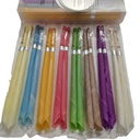 one frosted box ear candle horn type beeswax earplug ear wax belt plug with tray cotton swab set