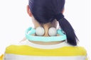 Neck Clip Cervical Spine Massager Manual Neck Clip Meridian Hand-held Neck Kneading Massage Roller Type