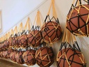 Lengthened basketball net bag football basketball net bag portable ball bag factory direct supply