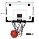 children's scorer basketball board wall-mounted home basketball frame non-perforated PC explosion-proof basketball stand sports toys