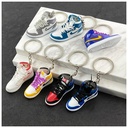 Lakers Basketball Shoes Keychain Gift Kobe Curry James 3D Shoes Model Keychain Backpack Pendant