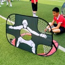 Portable kids football Gate football Net foldable mobile football Gate football stand outdoor folding football goal