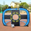 可折叠多功能儿童足球门学校训练收纳型少儿足球网便携公园目标球