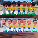 Brazil Football Grand Ronemar Carlos Doll Ornaments Collectibles Sports Star Doll