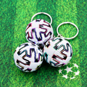 Football key chain pendant souvenir fans small gift bag ball pendant key chain school event gift