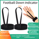 Football Down Indicator Adjustable Size Ball Game Referee Wristband Football Game Accessories