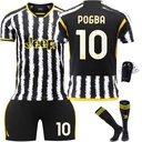 2324 Juve Home Football Suit Suit No.9 Hovic 22 Di Maria 10 Pogba 7 Chiesa