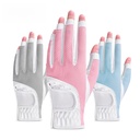 PGM Golf Gloves Ladies fingerless gloves breathable mesh sunscreen finger cover left and right hands factory direct sale