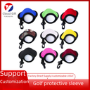 Spot diving material golf ball protective cover wear-resistant golf bag portable with hook ball washing cover