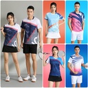 羽毛球服套装男女情侣夏季短袖速干透气排球网球运动比赛乒乓球衣