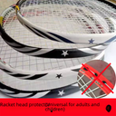 Genuine Badminton Racket Head Thickened Protective Paste Anti-paint Drop Anti-thread Wear-resistant Durable Racket Frame Paste
