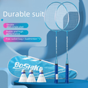 Bestcard badminton racket factory produces beginner children's adult suit iron alloy a generation of hair