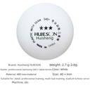 Huisheng ABS material three-star S40 + table tennis White training competition table tennis factory direct supply School