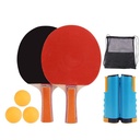 Retractable Table Tennis Net Set 2 Beats 3 Ball Portable Table Tennis Bat Set Free Retractable Portable Net
