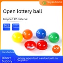 Lottery ball can be played with opening ball, lottery ball, lottery ticket, lottery ball, table tennis color ball, props, lottery ticket