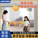 Children's Table Tennis Hanging Trainer Baby Household Indoor Parent-Child Vision Correction Hand-eye Coordination Toys