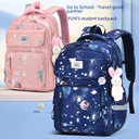 Sesame Baby Schoolbag for Primary School Students Women's 1-3-6 Grade Cute Children's Schoolbag Lightweight Casual Backpack