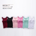 Modal Vest with Chest Pad Women's Bra Cup One-piece Underwear Sports Yoga T-shirt Base Shirt