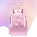 Customized dance bag elementary school student ballet bag large capacity dance schoolbag dance training class printable logo