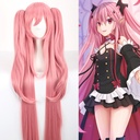 Anime Wig Ending Seraph Kluluzepsi Queen Smoky Pink Tiger Clip cos Wig