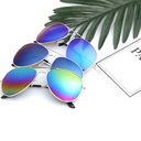 3026 reflective fashion color film fishing glasses aviator sunglasses men's and women's metal frame sunglasses manufacturers