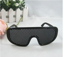 Large frame small hole glasses pinhole porous glasses export frame decorative glasses metal hinge