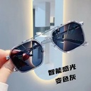 Photochromic Sunglasses Men's Polarized High-end Fashionista Anti-UV Sunglasses Advanced Sense