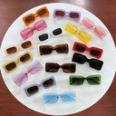 candy color sunglasses women's frame sunglasses men's ins fashion trend vintage glasses