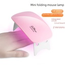 sunmini nail lamp 6W folding mini mouse phototherapy machine mini led Nail Lamp easy to carry