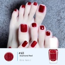 Foot Nail Polish Summer Nail Art Non-baking Long-lasting Quick-drying Water-free Odor-free Tear Ice Penetrating Nude Color