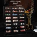 Nail Art Shop Necessary Internet Celebratory Transparent acrylic Belt Magnetic Live Work Pasting Board Wearing Armor Display Board