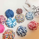 Dog molars bite resistant knot toy manufacturers small, medium and large dog cotton rope toy cotton rope ball pet supplies