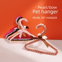 Factory dog clothes girl's heart Pearl hanger rack cat clothing pet supplies hanger generation hair