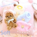 Autumn and Winter Pet Dog Teacup Puppy born Milk Dog Milk Cat Coral Fleece Clothes Cotton Candy Milk Dog Yorkshire Bome