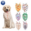 hot spot Easter double-sided dog triangle scarf dog scarf pet accessories pet saliva towel