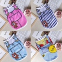 Dog Vest Spring and Summer Clothes Printed Teddy Bitter Bear Bo Mei Fa Dou Cat Dog Clothes Mesh Breathable Pet Clothing