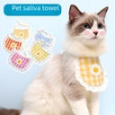 Pet saliva towel cute lace collar adjustable dog bib cat supplies clothes cat scarf