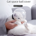 Cat Headgear Injection Anti-bite Space Pet Breathable Elizabeth Collar Dog Headgear Pet Products