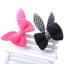 088802-3 cute cute rabbit ears South Korea pet hairpin large cat and dog bow hairpin