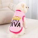 Europe and the United States dog clothes autumn and winter light sweater hooded teddy bear Bome pet clothing spot