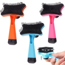 Pet comb push-type dog comb hair brush knot needle comb hair removal medium and small dog cat pet supplies