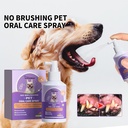 Yegbong dog and cat teeth cleaning spray Pet Oral cleaning tartar tooth stains remove odor fresh breath