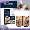 Yegbong Pet Eye Drops for Cats and Dogs to Remove Tear Tracks to Relieve Eye Pruritus Mild Cleansing Eye Drops