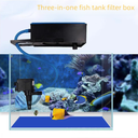 Risheng Fish Tank Three-in-One Multifunctional Submersible Pump Small Oxygen-increasing Filter Silent Circulating Oxygen Pump