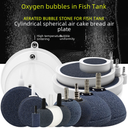 鱼缸气泡石纳米气盘气石氧气盘增氧头气盘石增氧气泡盘氧气头装置