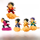 Fish tank landscape decoration anime Dragon Ball Wukong micro landscape small cylinder landscape blue fat cartoon diver floating