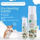 In stock supply pet shower gel cleaning dry cleaning bubble hamster cleaning bath lotion rabbit dry cleaning bubble