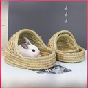 Rabbit grass nest Dutch pig rutin chicken nest hedgehog rabbit cage pet straw nest guinea pig house pigeon nest supplies